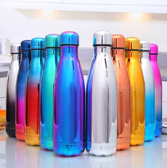 Hot Hot Hot Stainless Steel Vacuum Flask Hot Water  Outdoor Sport Thermal Water Bottle 500ML Coke Bottle