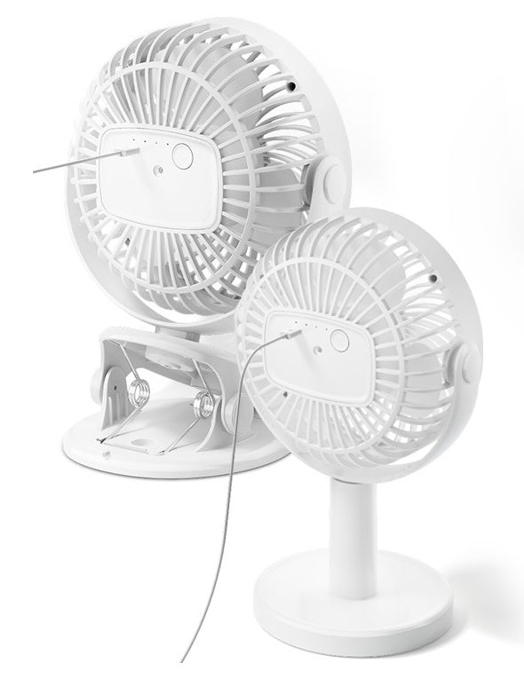 Portable Mini Desktop Fan Silent High Wind Power Cordless Rechargeable Fan Cooler Small Fan For Students Office Gifts